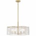 Maisie 6-Light Brushed Gold Pendant Light