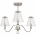 McKinney 3-Light Brushed Nickel Semi-Flush Mount