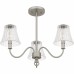 McKinney 3-Light Brushed Nickel Semi-Flush Mount