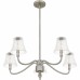 McKinney 5-Light Brushed Nickel Chandelier