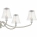 McKinney 6-Light Brushed Nickel Linear Chandelier