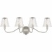 McKinney 4-Light Brushed Nickel Bath Light
