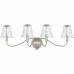 McKinney 4-Light Brushed Nickel Bath Light