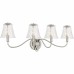 McKinney 4-Light Brushed Nickel Bath Light