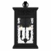 Moira 2-Light Earth Black Outdoor Wall Lantern