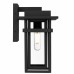 Morgan 1-Light Earth Black Outdoor Wall Lantern