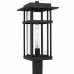 Morgan 1-Light Earth Black Outdoor Hanging Lantern