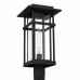 Morgan 1-Light Earth Black Outdoor Hanging Lantern