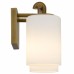 Morris 2-Light Weathered Brass Vanity Light