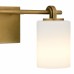 Morris 2-Light Weathered Brass Vanity Light