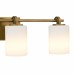 Morris 3-Light Weathered Brass Vanity Light