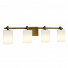 Morris 4-Light Weathered Brass Vanity Light