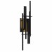 Newton Integrated LED Earth Black Outdoor Wall Lantern