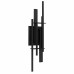 Newton Integrated LED Earth Black Outdoor Wall Lantern