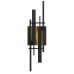 Newton Integrated LED Earth Black Outdoor Wall Lantern
