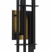 Newton Integrated LED Earth Black Outdoor Wall Lantern