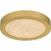 Outskirts Integrated LED Brushed Gold Flush Mount with CCT Switch
