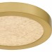 Outskirts Integrated LED Brushed Gold Flush Mount with CCT Switch