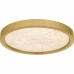 Outskirts Integrated LED Brushed Gold Flush Mount with CCT Switch