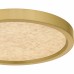 Outskirts Integrated LED Brushed Gold Flush Mount with CCT Switch