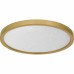 Outskirts Integrated LED Brushed Gold Flush Mount with CCT Switch