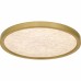 Outskirts Integrated LED Brushed Gold Flush Mount with CCT Switch