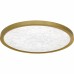 Outskirts Integrated LED Brushed Gold Flush Mount with CCT Switch