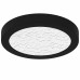 Outskirts Integrated LED Earth Black Flush Mount with CCT Switch