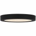 Outskirts Integrated LED Earth Black Flush Mount with CCT Switch