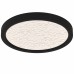 Outskirts Integrated LED Earth Black Flush Mount with CCT Switch