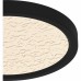 Outskirts Integrated LED Earth Black Flush Mount with CCT Switch