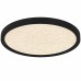 Outskirts Integrated LED Earth Black Flush Mount with CCT Switch