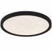 Outskirts Integrated LED Earth Black Flush Mount with CCT Switch