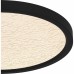 Outskirts Integrated LED Earth Black Flush Mount with CCT Switch
