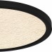 Outskirts Integrated LED Earth Black Flush Mount with CCT Switch