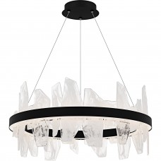 Aurelia Matte Black Chandelier