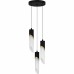 Alys 3-Light Matte Black Pendant