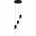 Alys 3-Light Matte Black Pendant