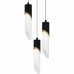 Alys 3-Light Matte Black Pendant