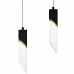 Alys 2-Light Matte Black Linear Chandelier