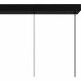 Alys 2-Light Matte Black Linear Chandelier