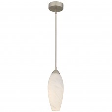 Burnett Integrated LED Brushed Nickel Mini Pendant Light