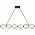 Clarendon Matte Black Linear Chandelier