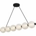Clarendon Matte Black Linear Chandelier