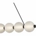 Clarendon Matte Black Linear Chandelier