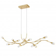 Cora Integrated LED Gold Leaf Island Light Cora Integrated LED Gold Leaf Island Light