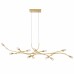 Cora Integrated LED Gold Leaf Island Light