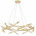 Cora Integrated LED Gold Leaf Pendant Light