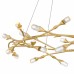 Cora Integrated LED Gold Leaf Pendant Light