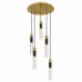 Davies Integrated LED Brushed Gold Pendant Light